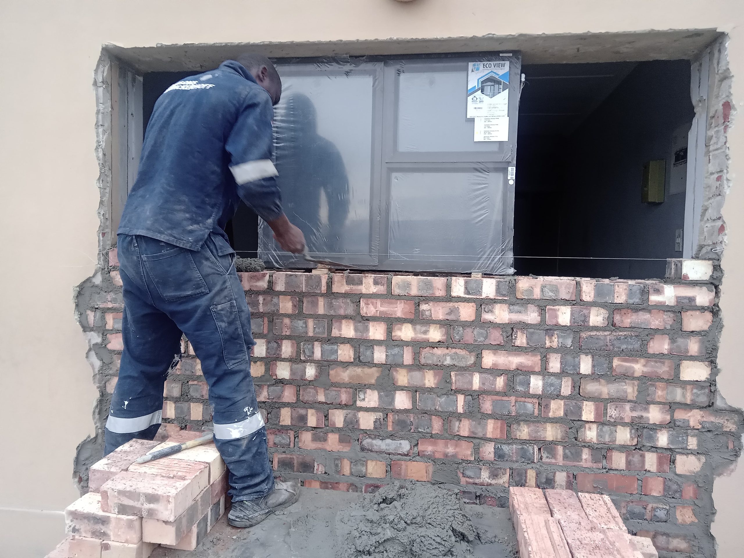 brick laying work brick laying